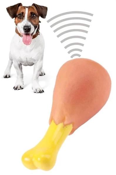 Köpekler İçin Oyuncak Tavuk Budu - 8