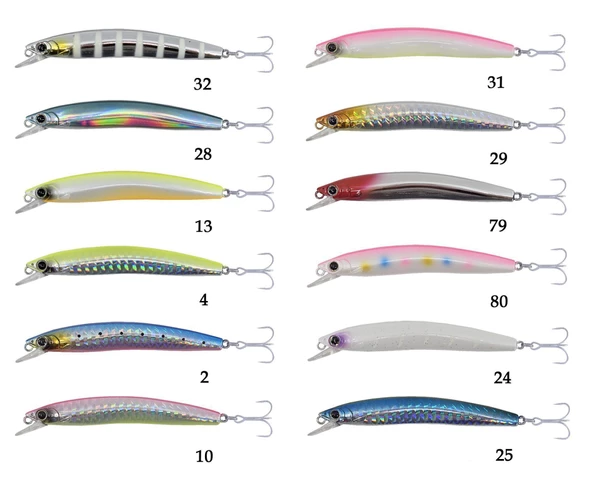 Power Line Minnow 01 80F Sahte Balık Renk:32 - Resim 2