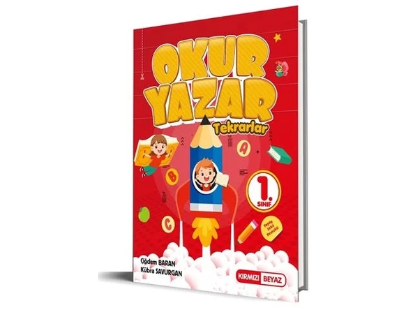 Kırmızı Beyaz Tekno 1.Sınıf Okur Yazar Tekrarlar Yeni