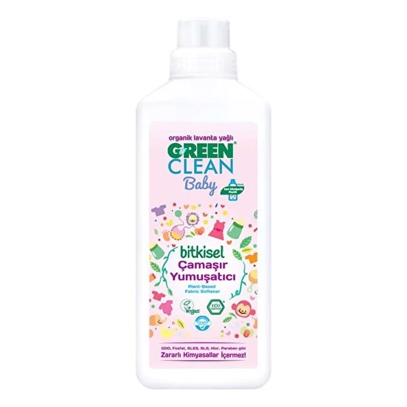 U Green Clean Bitkisel Organik Baby Çamaşır Yumuşatıcı 1000ml