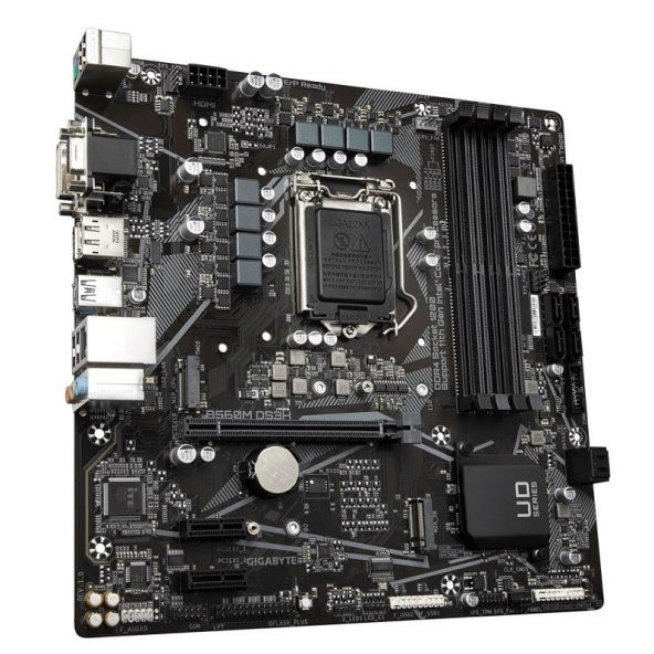 GIGABYTE B560M DS3H DDR4 M2 PCIe NVME HDMI DVI DP PCIe 16X v4.0 1200p mATX - 4