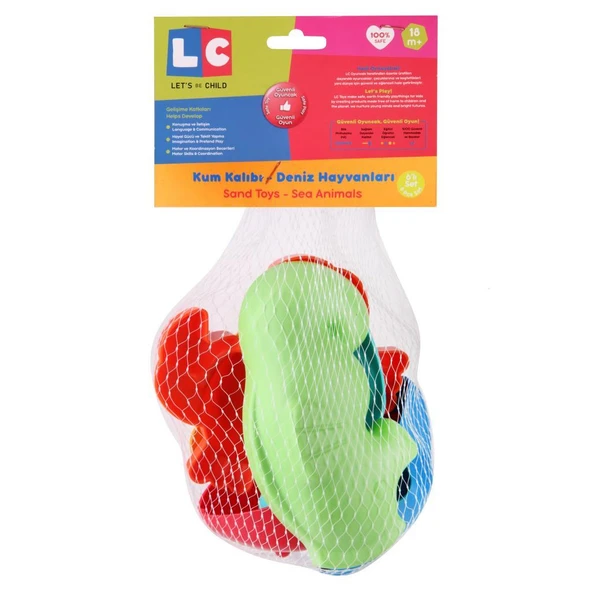 LC - Kum Kalıbı Deniz Hayvanları 6 Lı Paket LC-30870 - 2