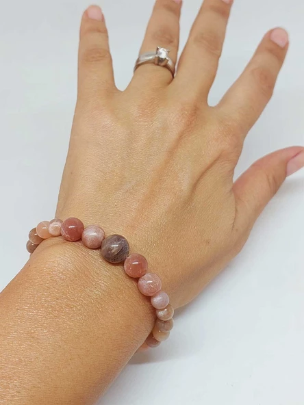 Galaksi Serisi Güneş Taşı Tasarım Bileklik - Resim 2