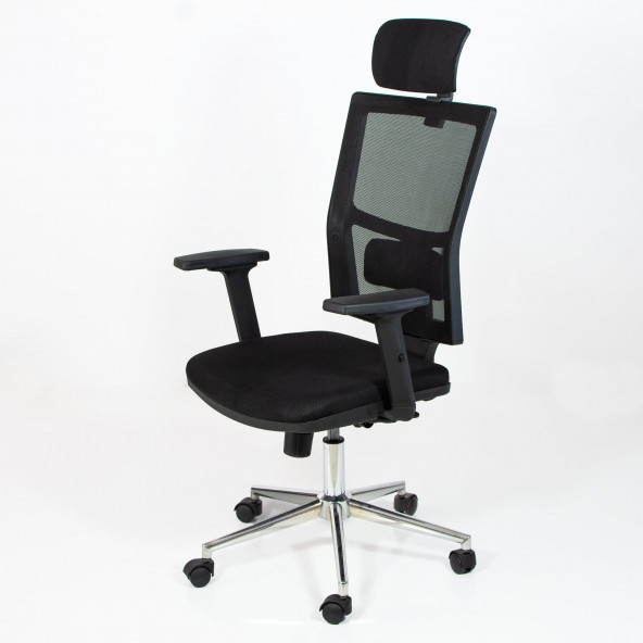 Ofis Fileli Müdür Koltuğu Hareketli Kol ve Bel Destekli - 2