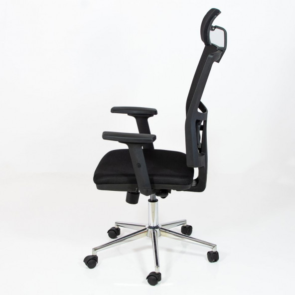 Ofis Fileli Müdür Koltuğu Hareketli Kol ve Bel Destekli - 3