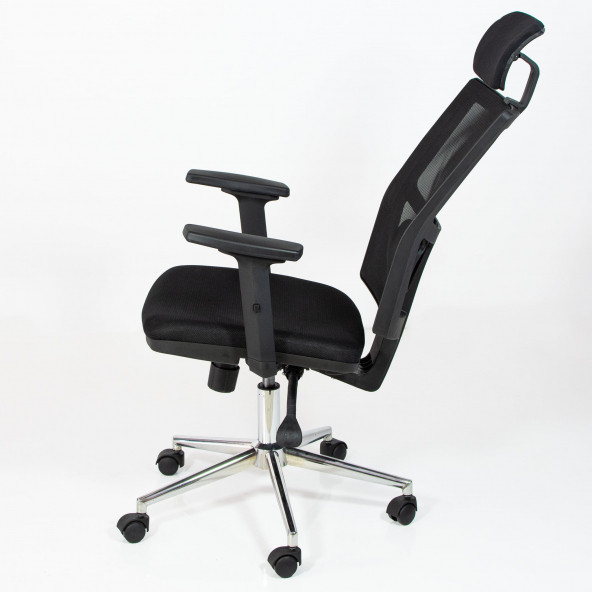 Ofis Fileli Müdür Koltuğu Hareketli Kol ve Bel Destekli - 4