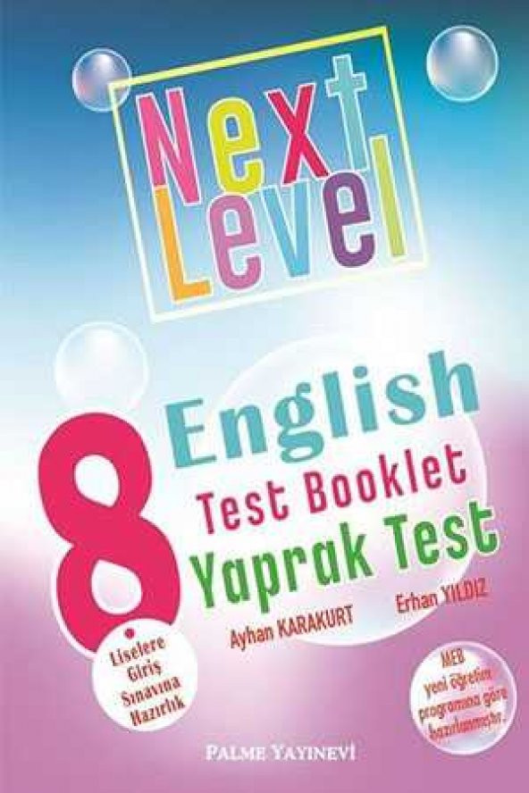Palme 8.sınıf Englısh Next Level Test Booklet Yaprak Test