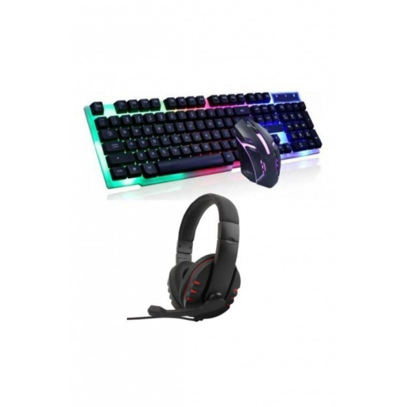 Bood Nuo Gaming Bundle Klavye-mouse-kulaklık Set 3 In 1 KYT-790