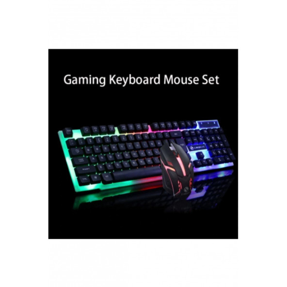 Bood Nuo Gaming Bundle Klavye-mouse-kulaklık Set 3 In 1 KYT-790 - Resim 3