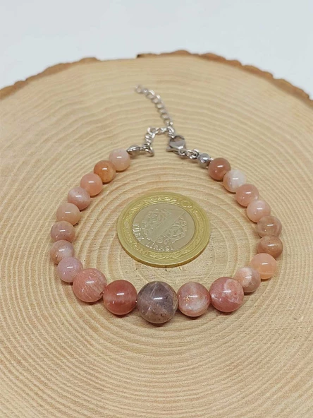 Galaksi Serisi Güneş Taşı Tasarım Bileklik - Resim 3