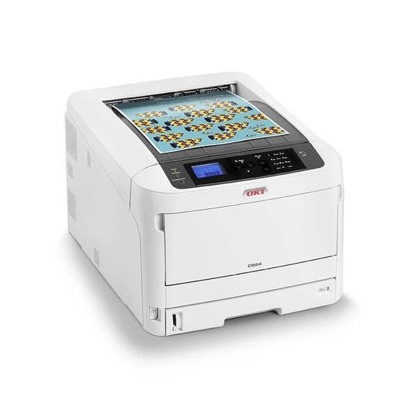 OKI A3 C824DN 47228102 RENKLİ DBLEX LASER YAZICI USB-ETHERNET - 2