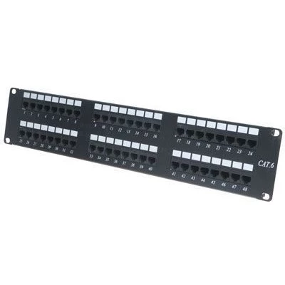 Ods Ods-P48utp Utp Cat6 2U 48 Port Patch Panel Dolu