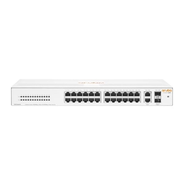ARUBA 24port Instant On 1430-24G R8R50A GIGABIT 2-SFP YÖNETİLEMEZ SWITCH - Resim 2