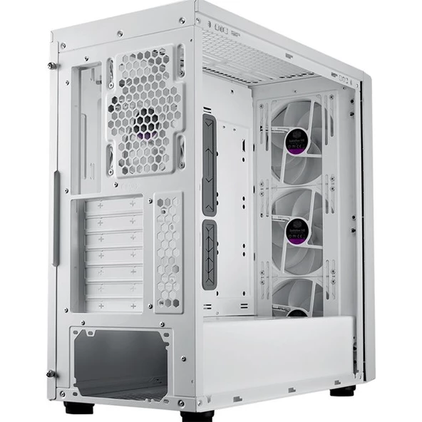 COOLERMASTER 600TG MB600-WGNN-S00 ARGB GAMING E-ATX PC KASASI BEYAZ - Resim 3