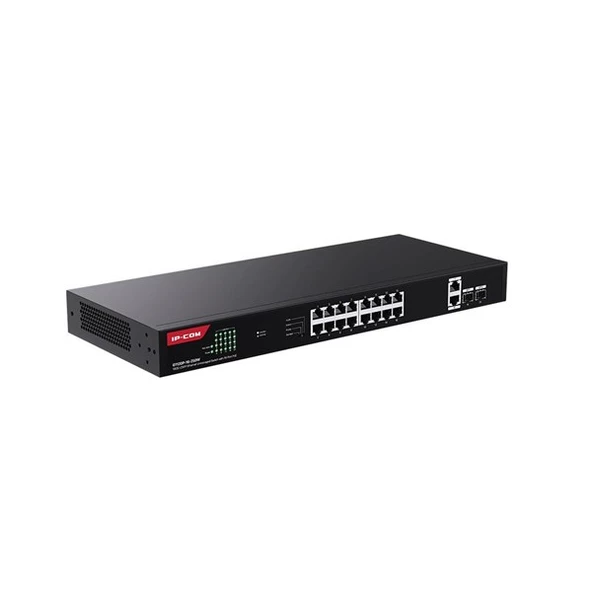 IP-COM 16port G1120P-16-250W GIGABIT 2-UPLINK 2-SFP 230W TAM POE RACKMOUNT SWITCH - Resim 2