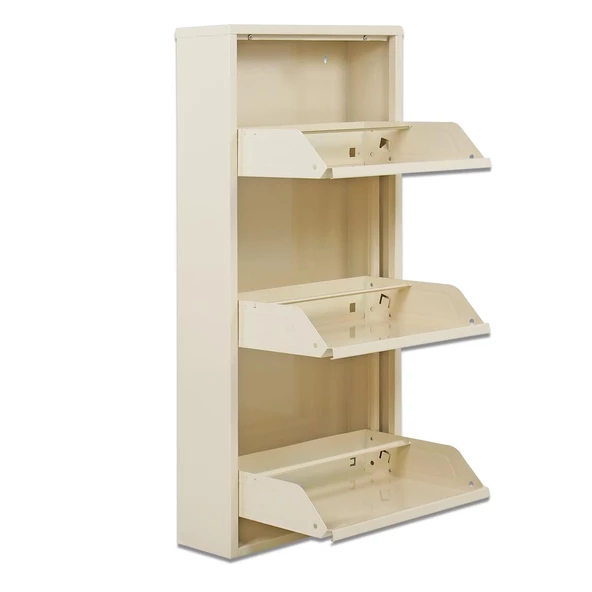 Alveon 3 Raflı Metal Ayakkabılık - 5