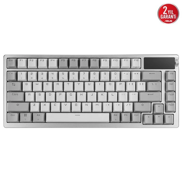 ASUS ROG Azoth ROG NX Snow Switch RGB Kablosuz Türkçe Mekanik Beyaz Gaming Klavye - Resim 5