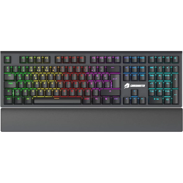 GameBooster G908 Bolt Rainbow Aydınlatmalı Blue Switch Mekanik Bileklikli Oyun Klavyesi - 2