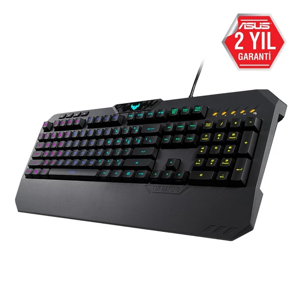 ASUS TUF GAMING K5 AURA SYNC RGB OPTIK MEKANIK OYUNCU KLAVYE RED SWITCH