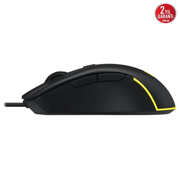 ASUS TUF Gaming M3 Gen II Aura Sync Rgb 8000 Dpı Sensor 60 Milyon Tıklama Ömrü 59 Gram Hafıf Tasarım Oyuncu Mouse - 5