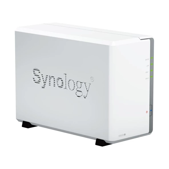 SYNOLOGY DS223J REALTEK QC 1 GB RAM- 2-diskli Nas Server (Disksiz) - 6