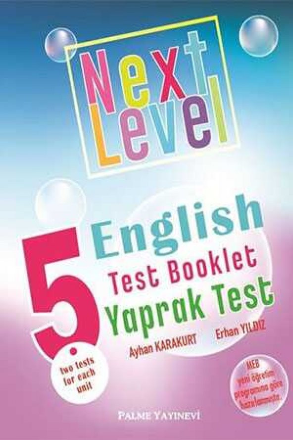 Palme 5.sınıf Englısh Next Level Test Booklet Yaprak Test