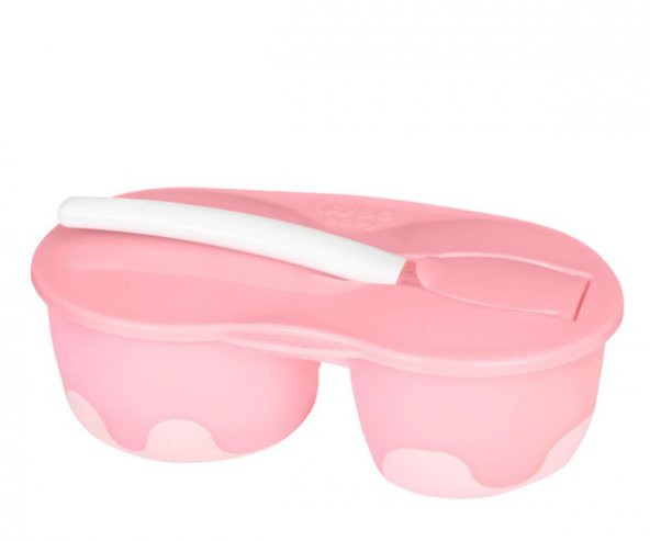 Wee Baby 2 Hazneli Mama Kabı Seti - Pembe