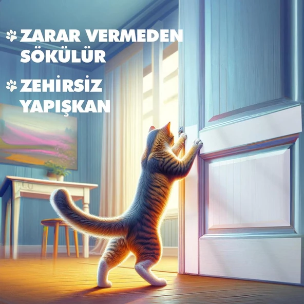 Evcil Hayvanlar İçin Mobilya koruyucu Tırmalama Önleyici Eğitim Bandı En:10cm Boy:10mt - Resim 2