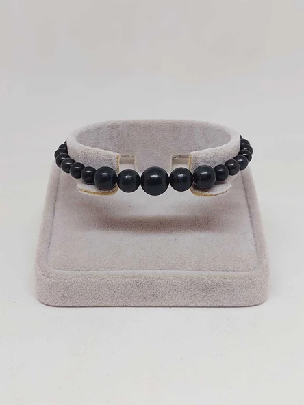 Galaksi Serisi Turmalin Taşı Tasarım Bileklik - Resim 4