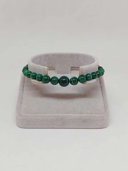 Galaksi Serisi Malakit Taşı Tasarım Bileklik - Resim 4