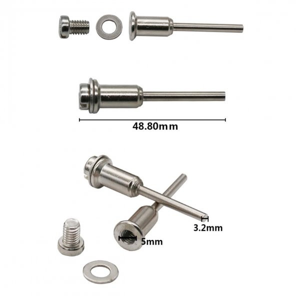 Buffer Metal 6 Parça Mini Matkap Ucu  Ahşap Kesme Yuvarlak Çelik Bıçak Disk Testere Seti Kiti - 4
