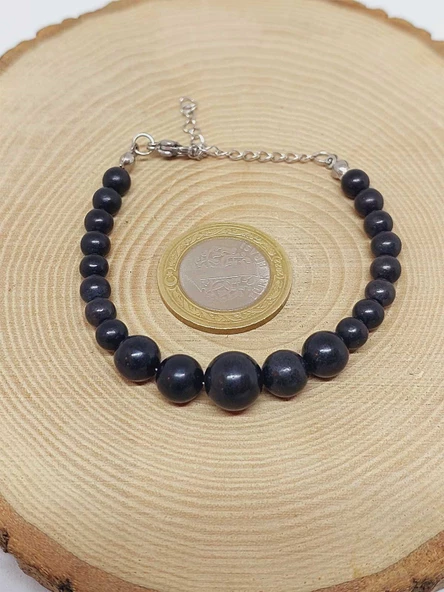 Galaksi Serisi Turmalin Taşı Tasarım Bileklik - Resim 3