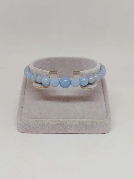 Galaksi Serisi Angelit Taşı Tasarım Bileklik - Resim 4