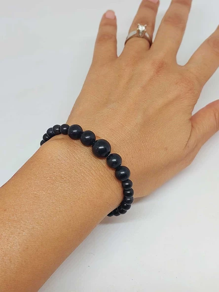 Galaksi Serisi Turmalin Taşı Tasarım Bileklik - Resim 2