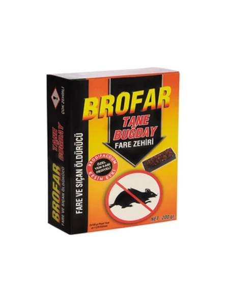 Brofar Tane Buğday Fare Zehiri 200 Gram - 2