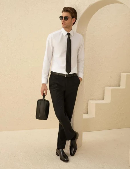 Pierre Cardin Erkek El Portföy Çantası Clutch Kahve 01PC002000-F-S - 7