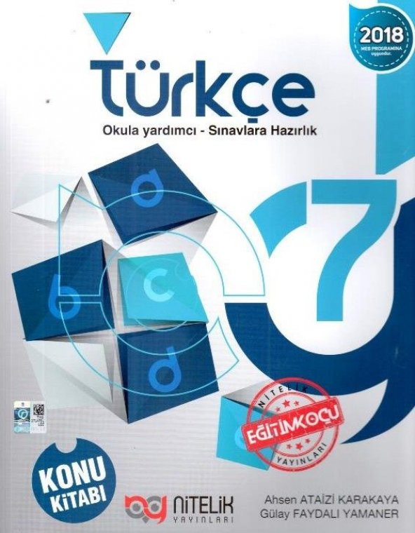 Nitelik Yayınları 7.Sınıf Türkçe Konu Kitabı