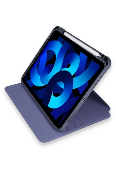 iPad Pro 11 İnç Uyumlu (2020) 360° Dönebilen Standlı Kalemlikli Kılıf - 2