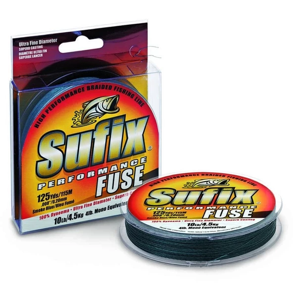 Sufix Performance Fuse 0.34 mm 250m İp Misina Smoke Blue 25kg Çeker