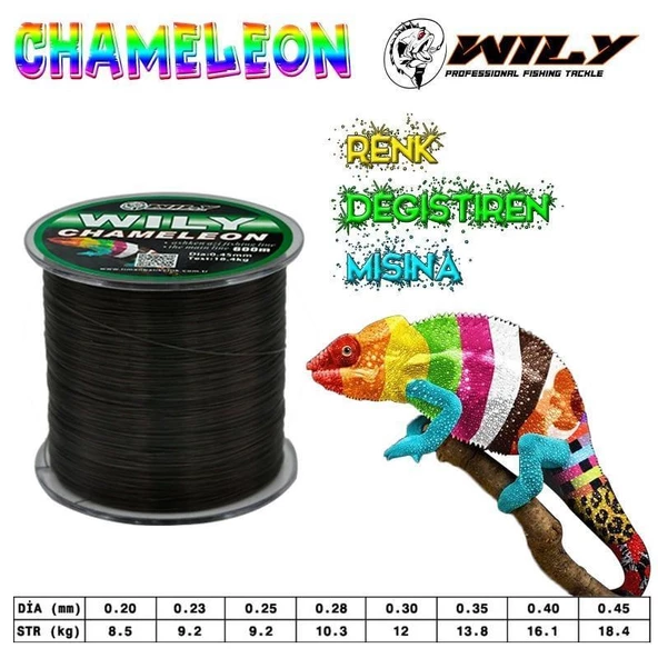 Wily Chameleon Misina 300 mt 0,35 mm
