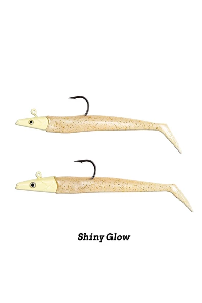 Fujin Zand Eel 11cm 7gr-14gr Double Body+Head Silikon Balık Shiny Glow ürün görseli