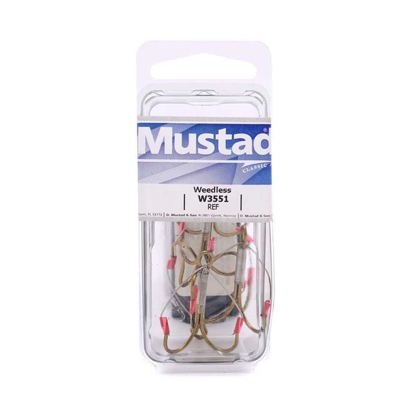 Mustad W3551 No:2 Weedless Olta İğnesi 5 Adet - 3