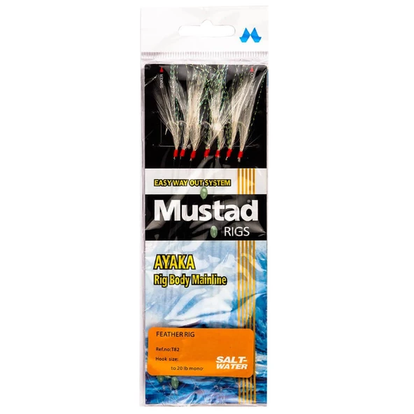 Mustad T82 4 Numara İğneli Olta Çaparisi