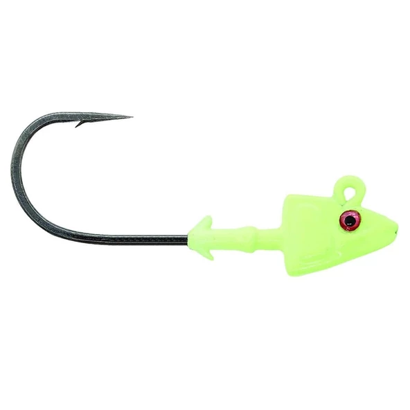 Mustad Sd840 Shad Glow Green İğne No: 1-0 5g Jighead 3 Adet