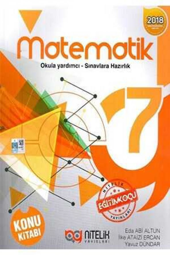 Nitelik Yayınları 7.Sınıf Matematik Konu Kitabı