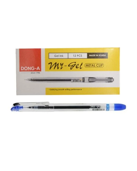 My Gel 05 İğne Uçlu Kalem Mavi 12li