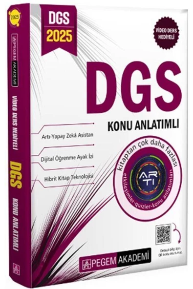 Pegem DGS Konu Anlatımlı