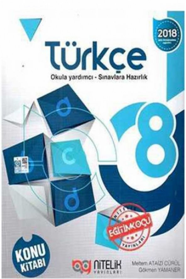Nitelik Yayınları 8.Sınıf Türkçe Konu Kitabı