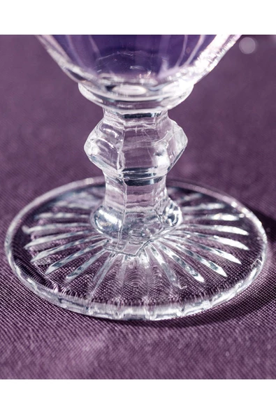 Laurent 4-lü Uzun Boy Şarap Kadehi Seti - Resim 4