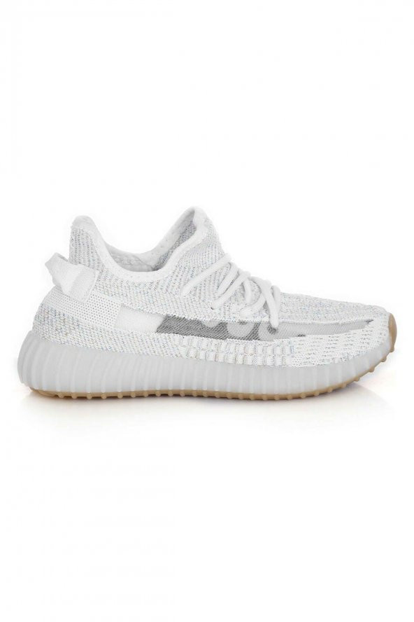 Black Deer Beyaz Runner Silvery Kadın Sneaker Spor Ayakkabı - 2
